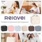 Travel Makeup Bag with LED Mirror