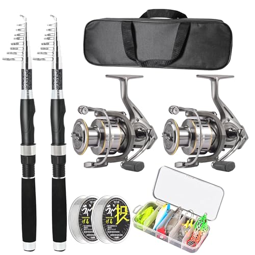 2PACK Fishing Pole Combo
