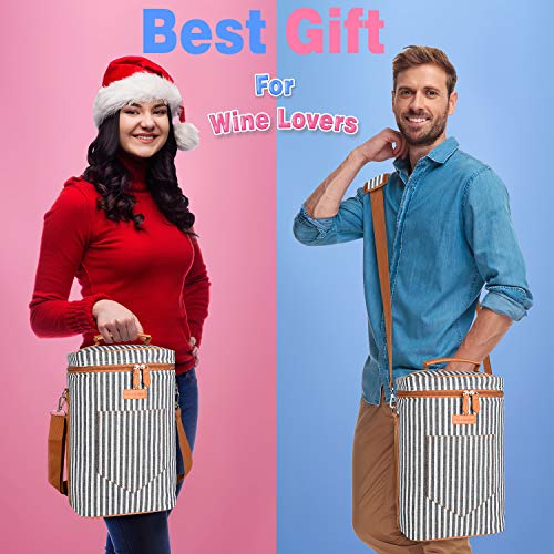 4 Bottle Wine Tote Carrier