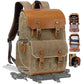 Khaki Camera Backpack