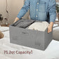 75 Quarts Extra Large Decorative Storage Bins with Lids