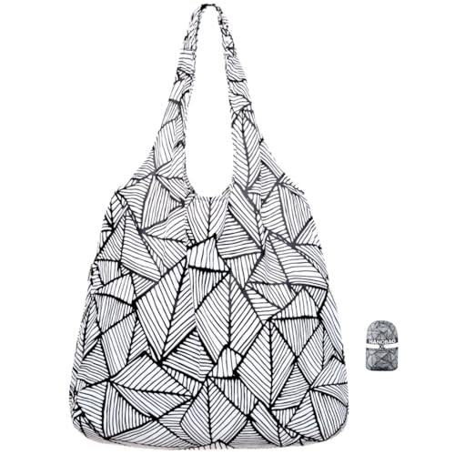XL 25L Tote Foldable Packable Reusable Grocery Shopping Bag
