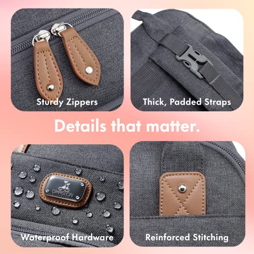 Diaper Bag Backpack with Portable Changing Pad