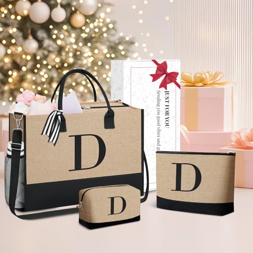 Initial Tote Bag