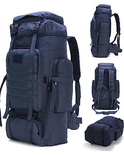 70L Camping Hiking Military Tactical Backpack Outdoor Water