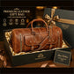 20 Inch Leather Duffle Bag Handmade Rustic Overnight Weekend Bag for Men