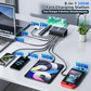 500W Fast Charging 8 Port USB C Charger Block with Nylon Fast Charging Cable