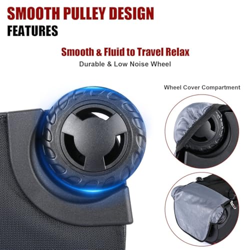 Extra Large Rolling Backpack with Wheels