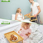 Bamboo Bed Tray Table with Folding Legs