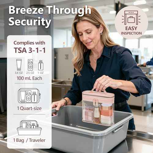 TSA Approved Toiletry Bag (2 Count)