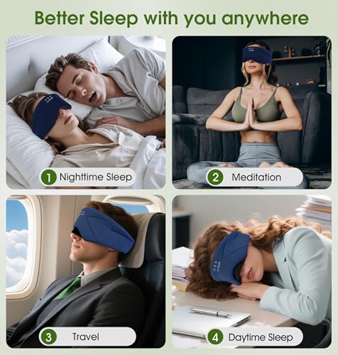 Sleep Mask with Headphones Bluetooth 5.4