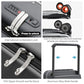 24 Inch Checked Luggage Aluminum Frame Spinner Wheels
