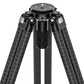 LVC-253C+BV-20 Video Tripod, Twin Leg, Integrated Bowl, Leveling Base with Handle, 3 Leg Sections, Fluid Head Set, Lever Release Clamp