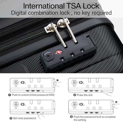 20 Inch Expandable Carry on Luggage 22x14x9 Airline Approved