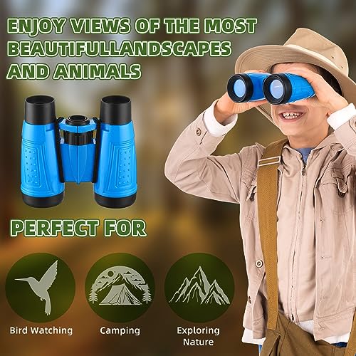 24 Pack Christmas Kid Mini Binocular Compass Magnifying Glass Set for 3