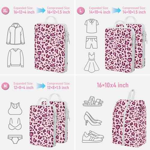 6 Set Compression Packing Cubes