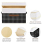 Collapsible Storage Bins with Lids (3 Count)