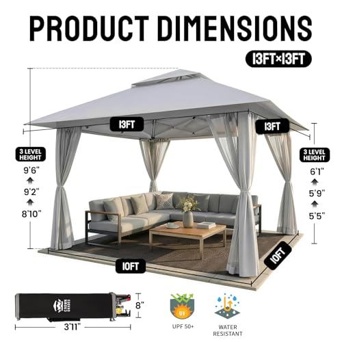 13x13 Pop Up Gazebo