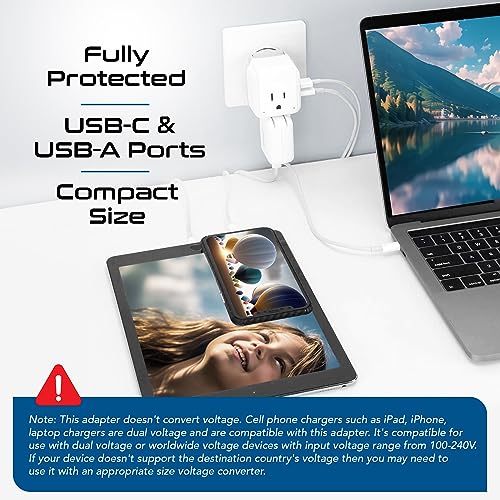 20W European Travel Plug Adapter