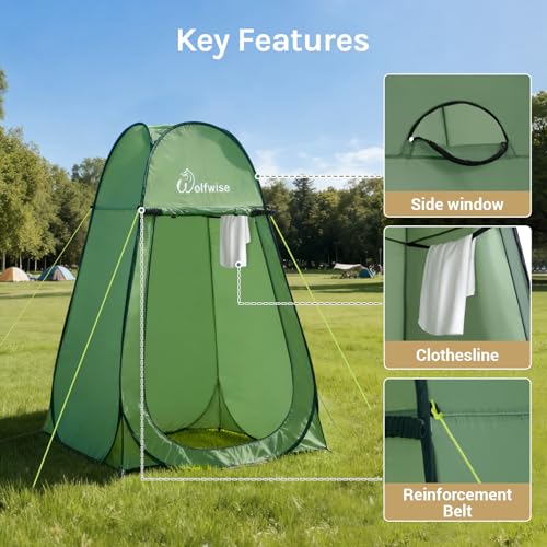 Pop Up Shower Tent for Camping Essentials