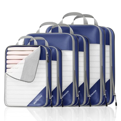 6 Set Compression Packing Cubes for Travel (6 Count)