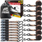 8 Pack Ratchet Tie Down Straps (8 Count)