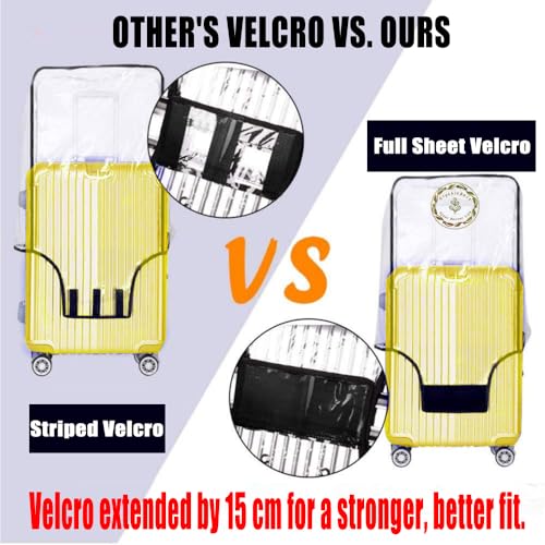 28 Inch Waterproof Clear Suitcase Cover