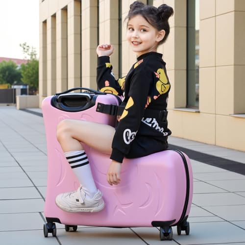 Kids Ride On Suitcase with Wheels