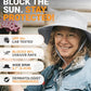 Safari Hat for Men Sun Hats for Women UV Protection UPF 50+ Fishing