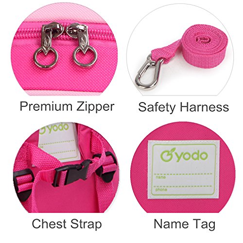 Kids Insulated Toddler Backpack with Leash Safety Harness Lunch Bag
