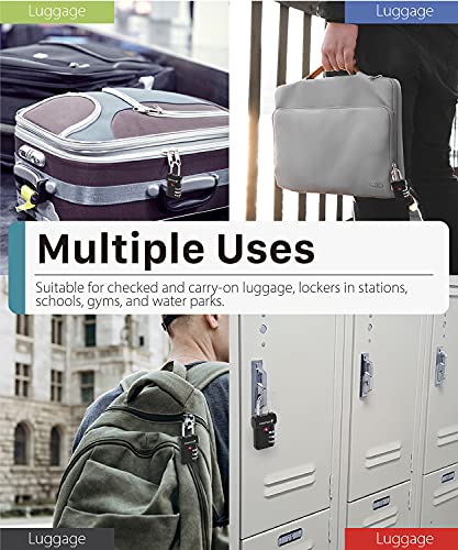 TSA Approved Luggage Locks (4 Count)