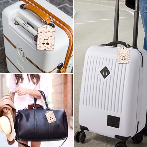Luggage Tags Privacy Cover ID Label for Travel Bag Suitcase (2 Count)