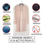 Garment Bags for Hanging Clothes 24'' x 48'' Long Suit Dust Hanging Garment Bag White Breathable Suit Covers for Closet Full Zipper Dust Cover for Dance Dress Clothes Pack of 6 (6 Count)