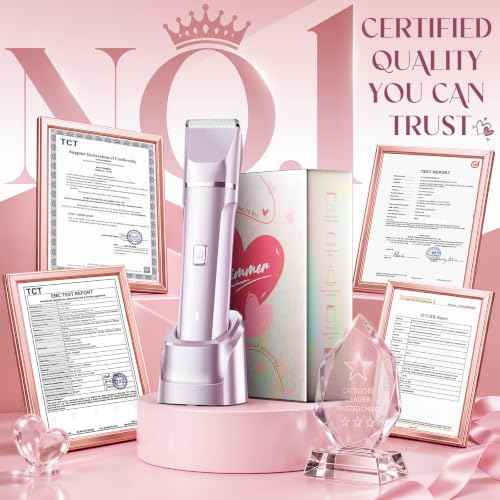 5-in-1 Bikini Trimmer for Women, Self Care Gifts, Full Body Shaver