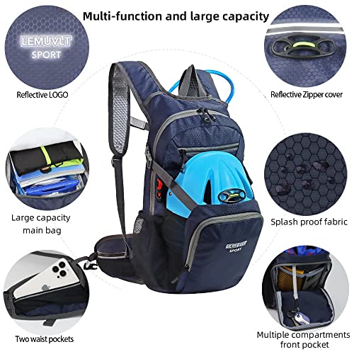 Hiking Daypack 15L Waterproof Lightweight Backpack