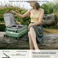 28 Inch Top Opening Checked Luggage with Cup Holder and USB Ports