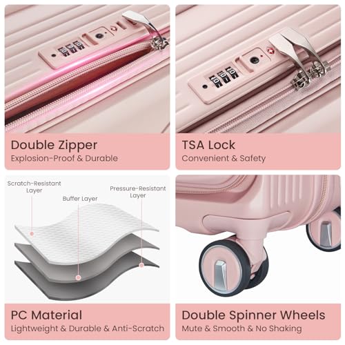 3 Piece Luggage Set (3 Count)