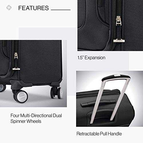 Solyte DLX Softside Expandable Luggage with Spinner Wheels