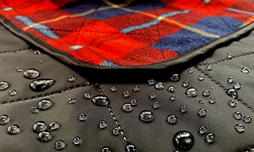 Waterproof 350 GSM Fleece or Sherpa Stadium Blanket