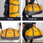 Duffel Backpack Gym Bag with Shoe Compartment Yellow 55L
