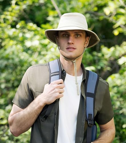 Cimarron Safari Sun Hat with Wide Brim for Outdoor Fishing Hiking