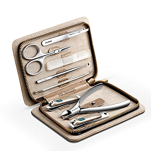 Manicure Sets Pedicure Kits Stainless Steel Nail Clipper Personal Care Tools with PU Leather Case
