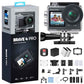 Brave 4 Pro Action Camera 4K 30fps Waterproof Underwater Camera