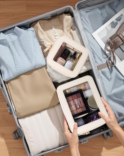 Travel Clear Makeup Bag Set