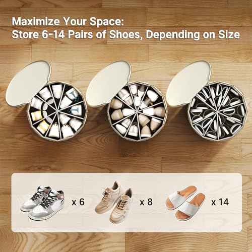Round Shoe Organizer (2 Count)