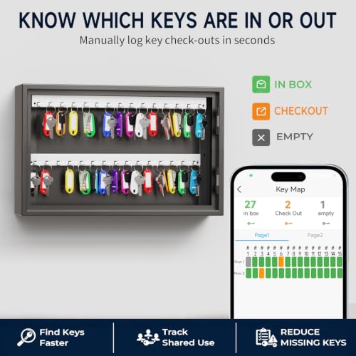 60 Keys Key Lock Box