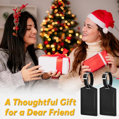 3 Pack Luggage Tags for Suitcases Airplane Travel Essentials (3 Count)