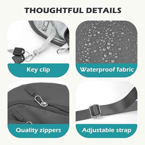 Anti Theft Crossbody Bag for Women Men