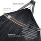 Combo x2 Hammocks with Stand for Outside & Tree Straps