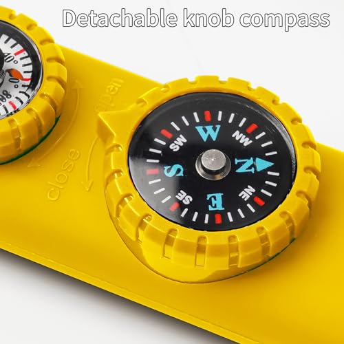 Multifunctional Survival Emergency Whistle for Kids with Compass Hiking Survival